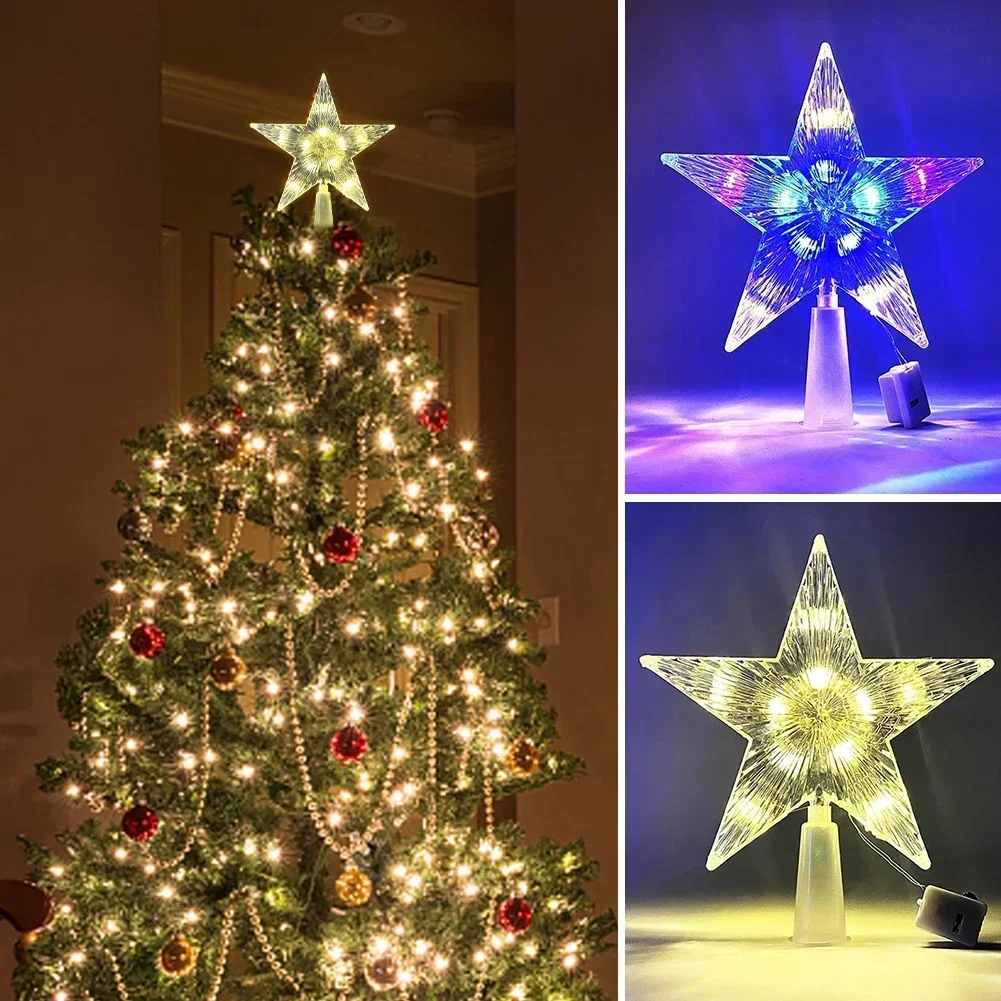 15CM LED Christmas Tree Orname - Star Tree Topper recensione e prezzo