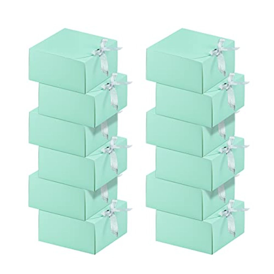 12 Sets Turquoise Green Gift B - Gift Box Wrap Set recensione e prezzo