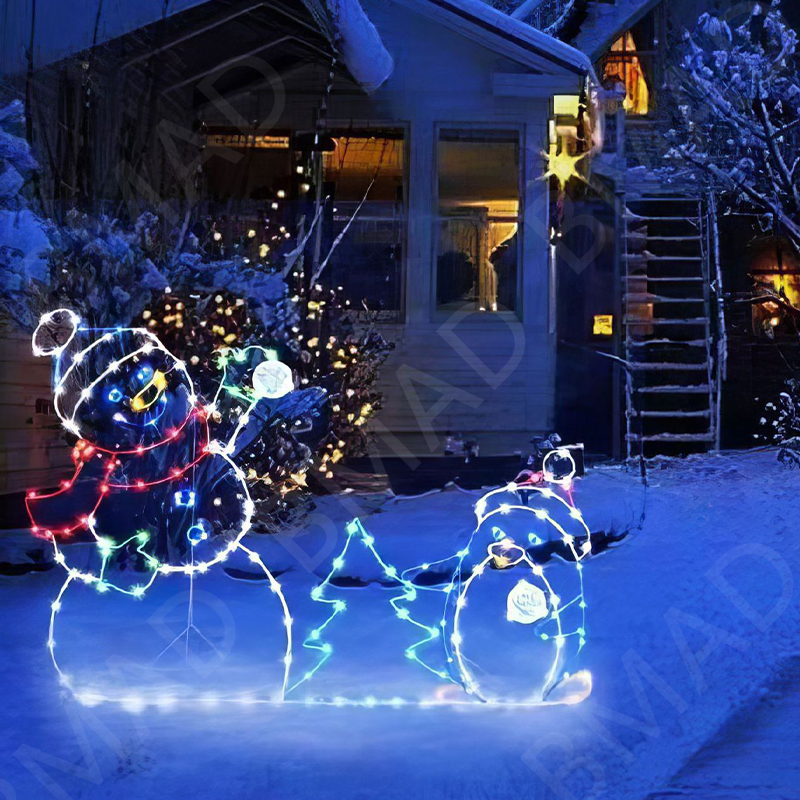 Animated Snowball Light LED Gl - Christmas Lights Outdoor recensione e prezzo