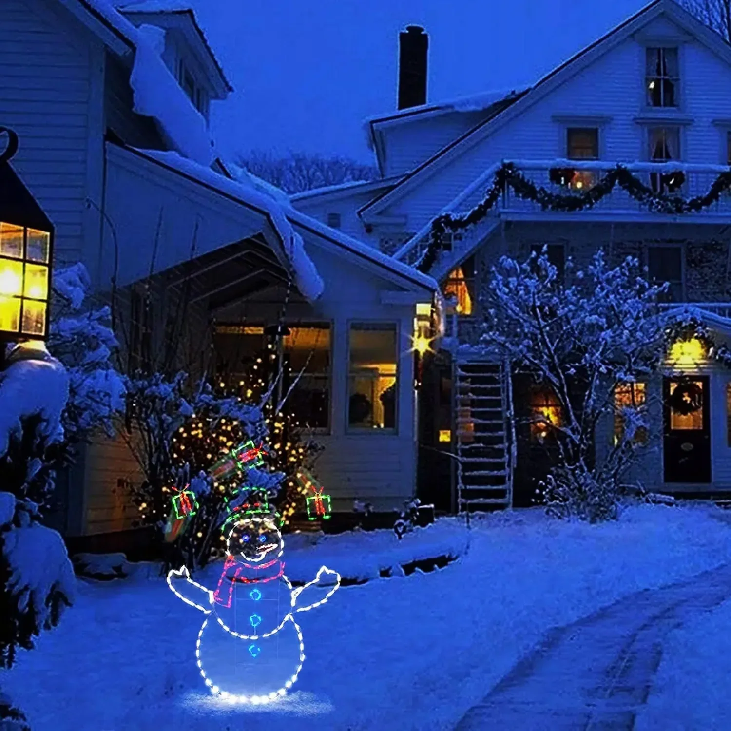 Animated Snowball Light LED Gl - Christmas Lights Outdoor recensione e prezzo
