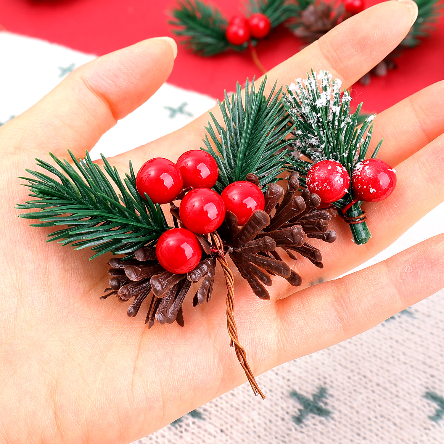 5/50Pcs Christmas Artificial P - Christmas Tree Artificial recensione e prezzo