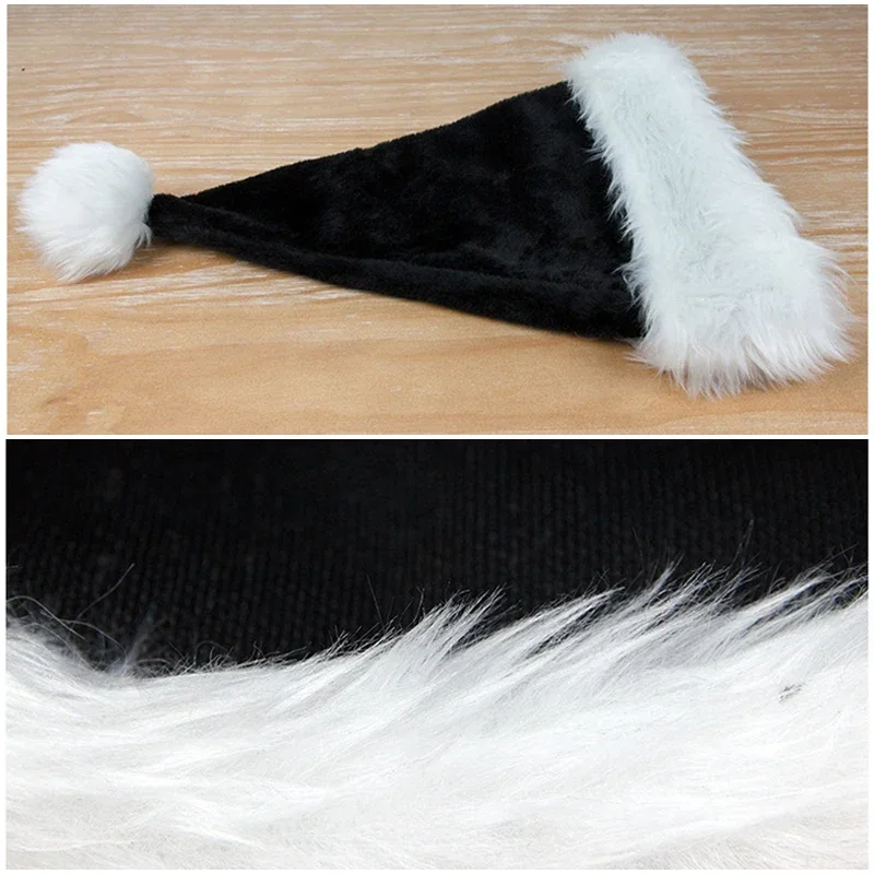 Unisex Xmas Black Plush Christ - Santa Hat Plush recensione e prezzo