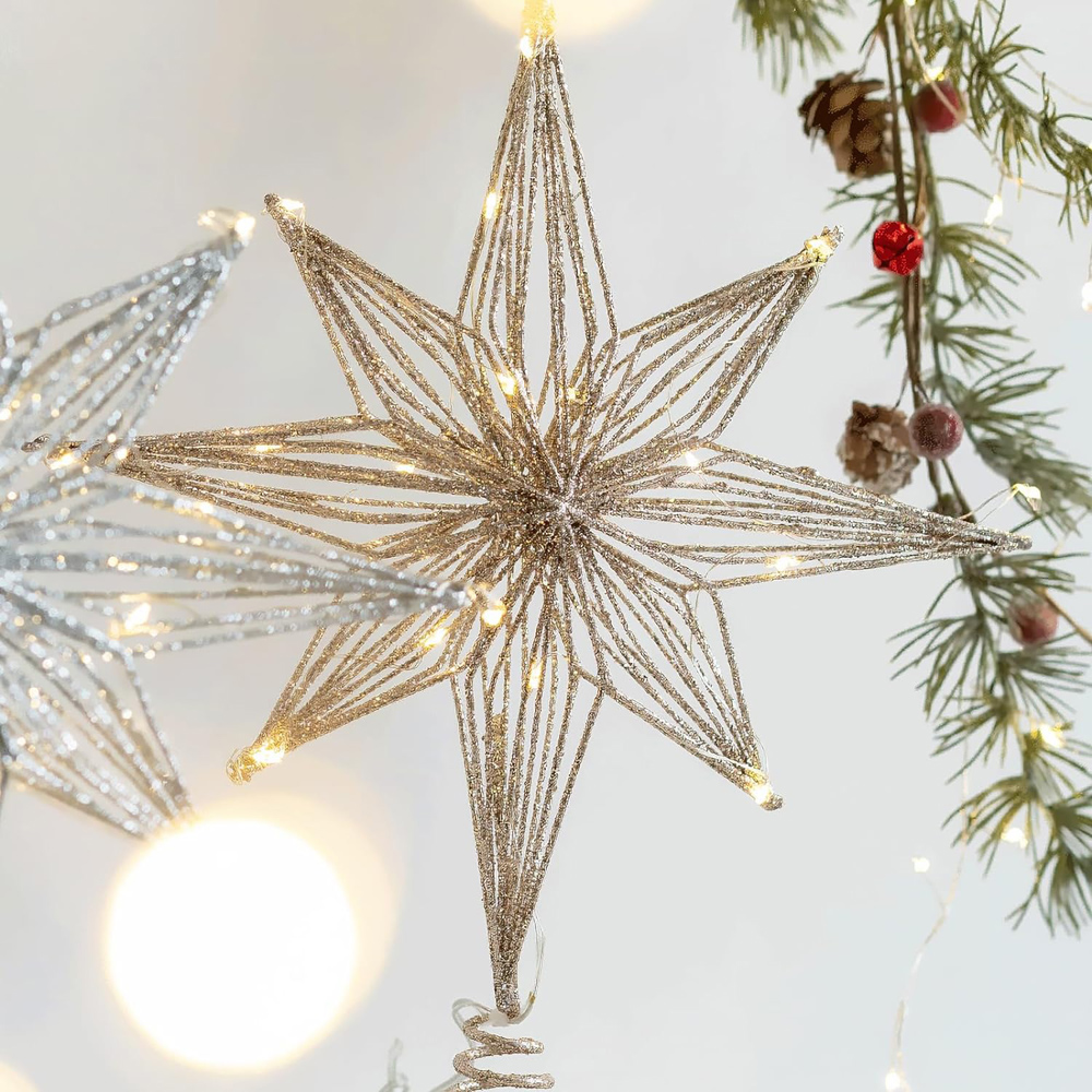 30cm Led Star Christmas Tree T - Star Tree Topper recensione e prezzo