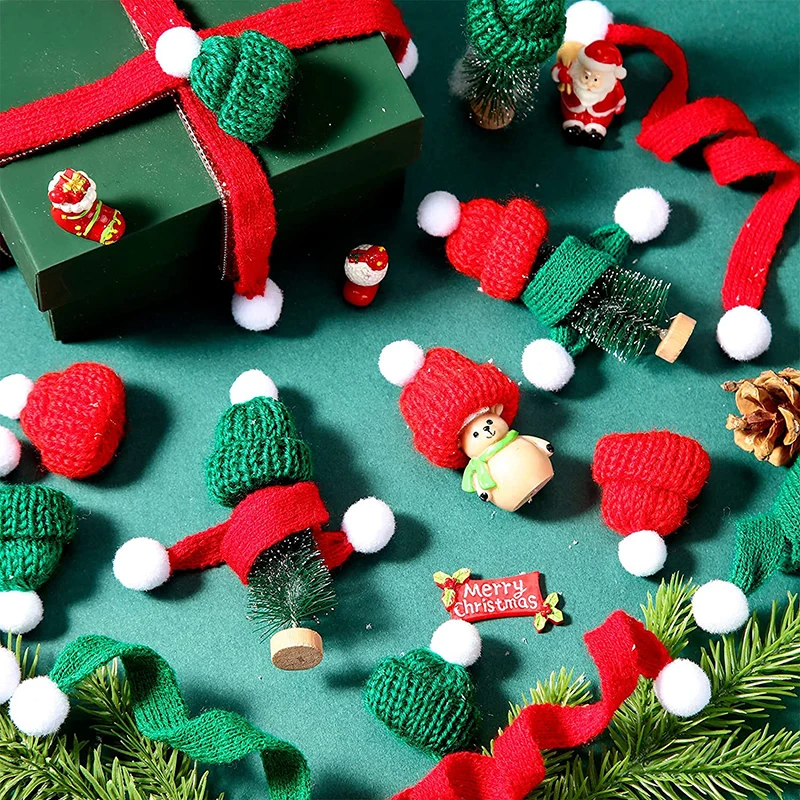 1-10pcs Christmas Doll Mini Fi - Santa Hat Plush recensione e prezzo