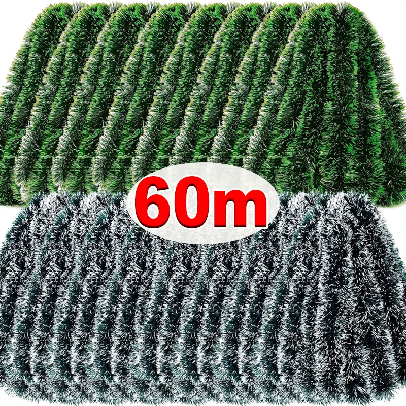 60/4m Christmas Tinsel Ribbons - Tinsel Garland Decoration recensione e prezzo