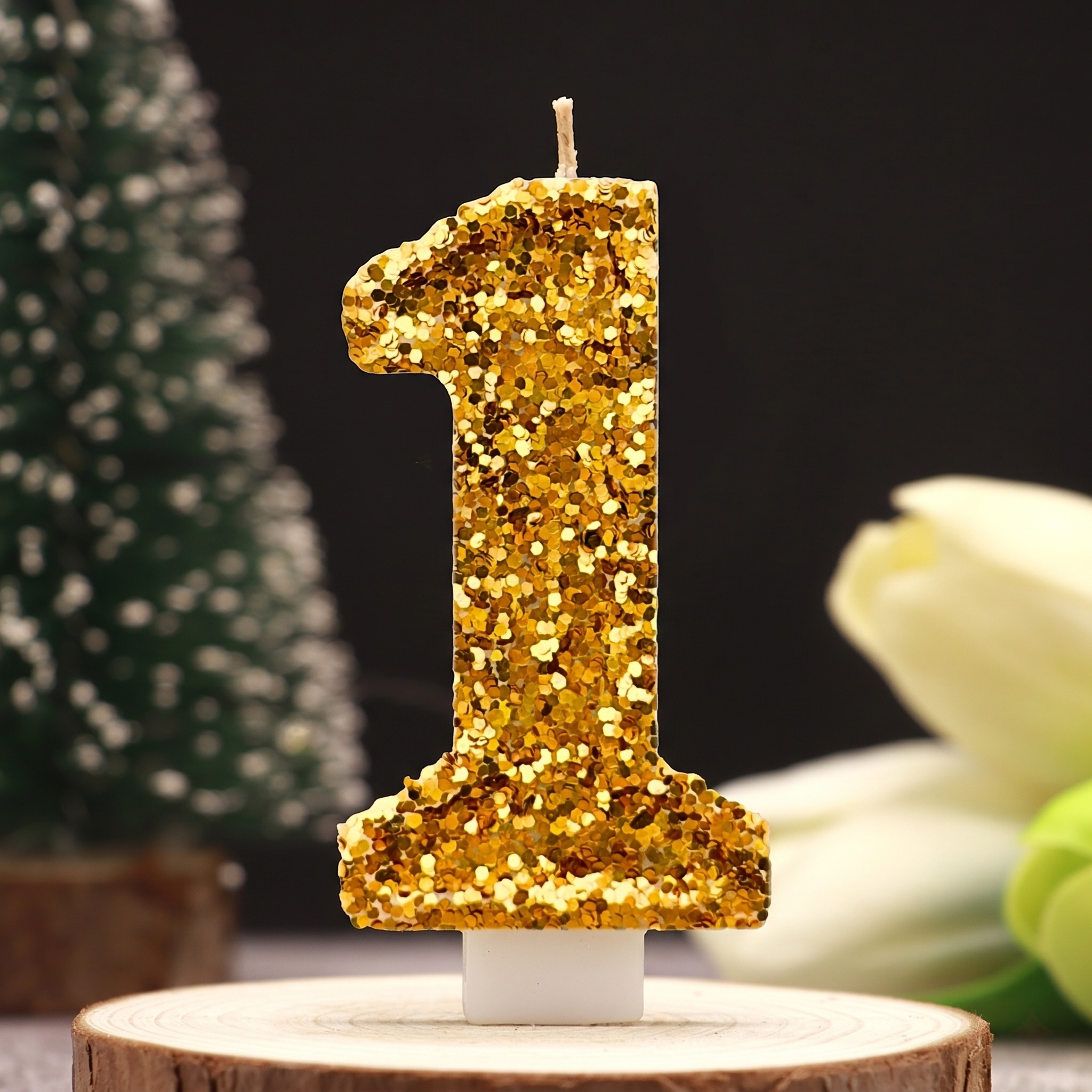 Digital Birthday Candle Gold C - Holiday Candle Set recensione e prezzo