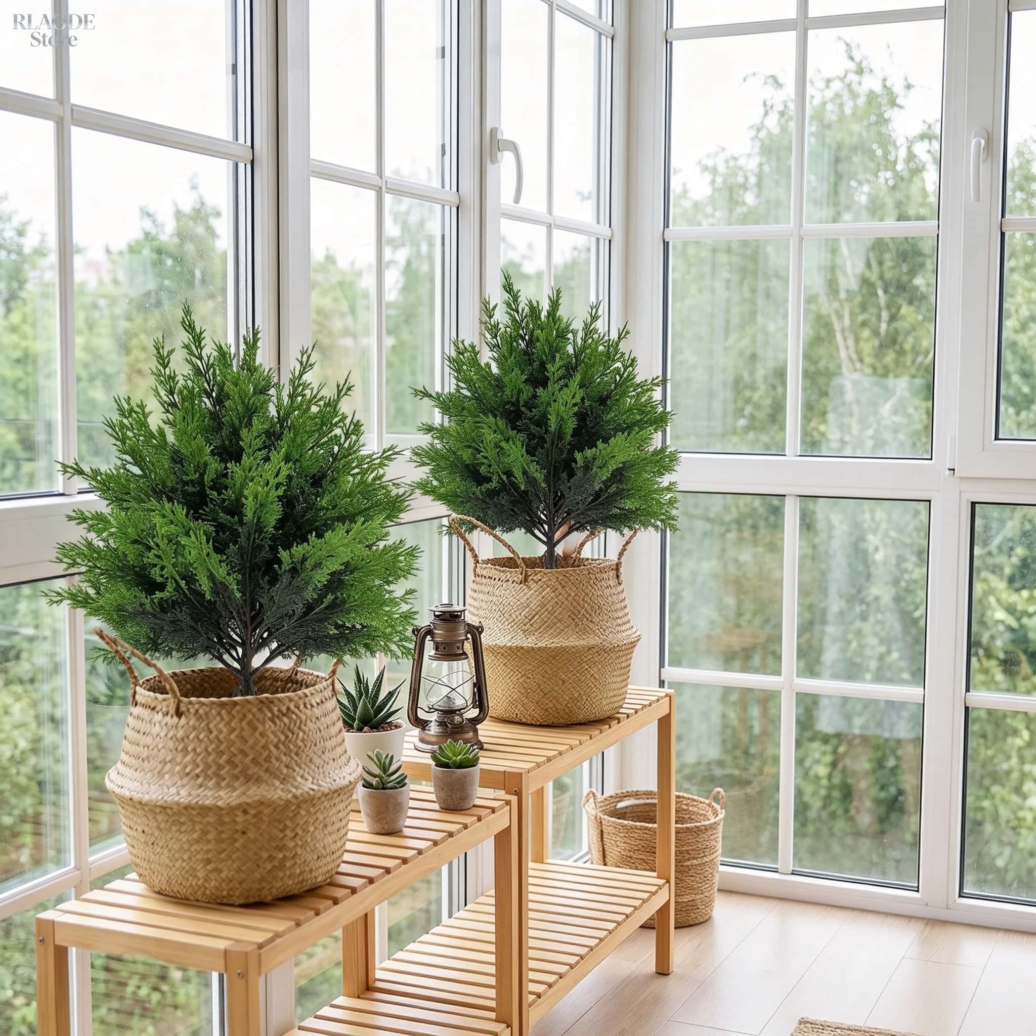 2pcs Outdoor Artificial Greene - Christmas Tree Artificial recensione e prezzo