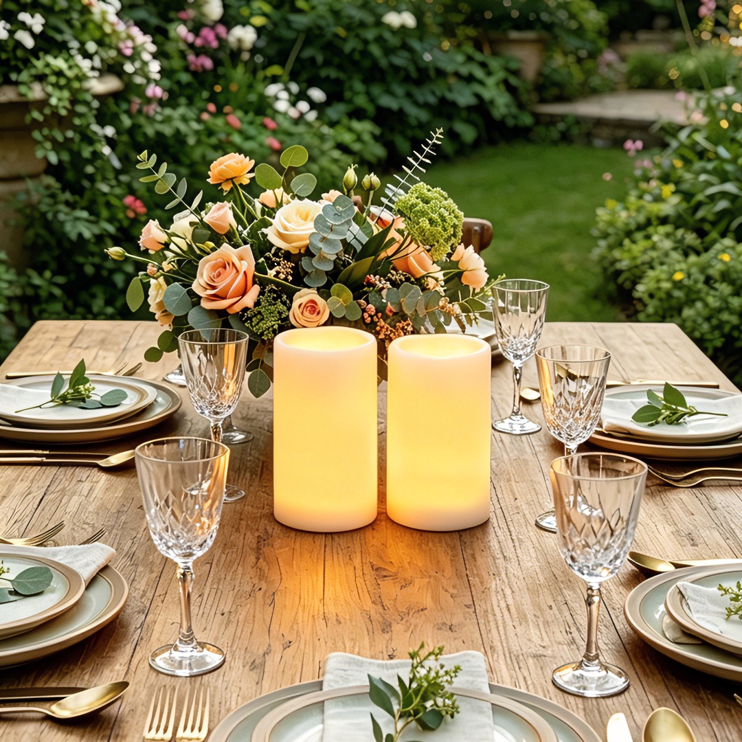 Flameless LED Pillar Candle Wa - Christmas Lights Outdoor recensione e prezzo