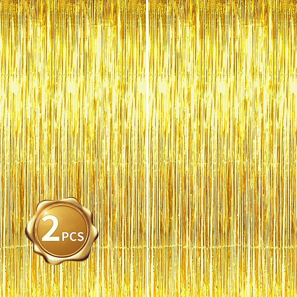 2Pack Gold Metallic Foil Tinse - Tinsel Garland Decoration recensione e prezzo
