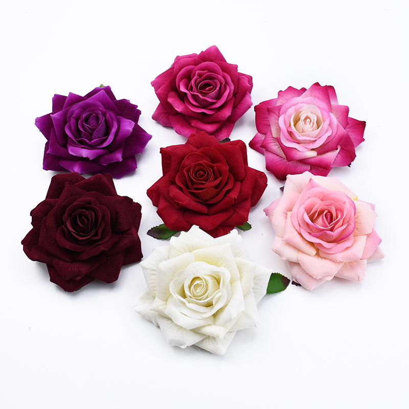 50PCS 10CM Big Roses Artificia - Christmas Wreath Fake recensione e prezzo