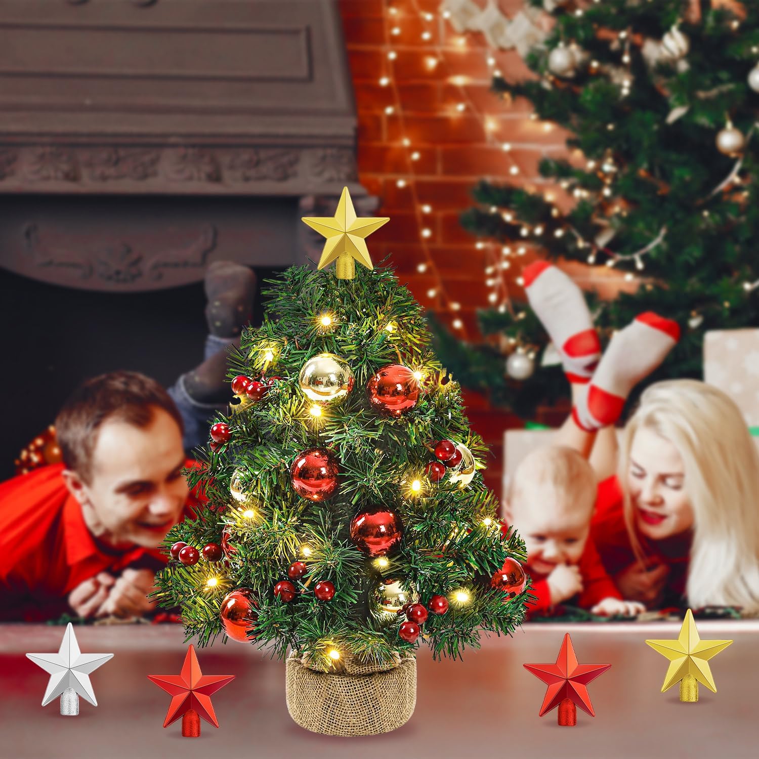 6cm Christmas Tree Topper Star - Star Tree Topper recensione e prezzo