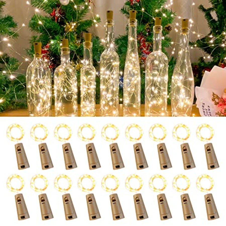 Wine Bottle Lights with Cork,  - Led Fairy String Lights recensione e prezzo