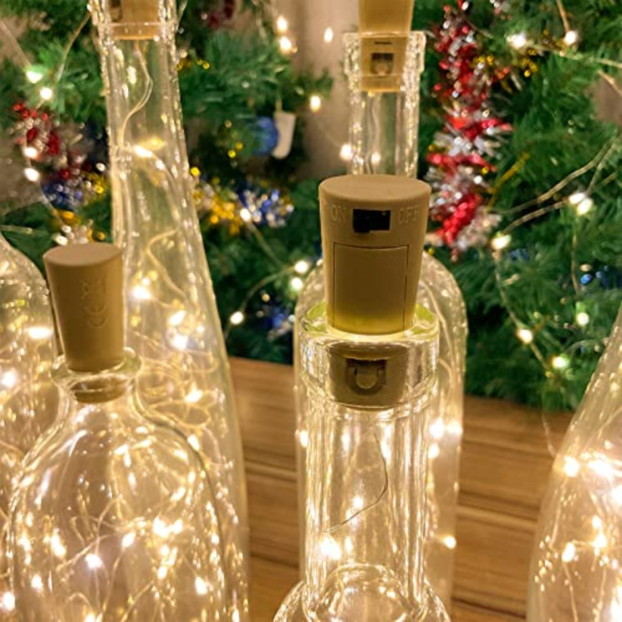 Wine Bottle Lights with Cork,  - Led Fairy String Lights recensione e prezzo