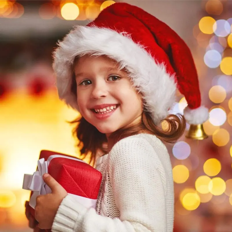 kkjoy Long Plush Red Santa Hat - Santa Hat Plush recensione e prezzo