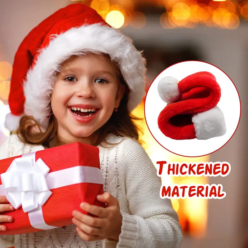 kkjoy Long Plush Red Santa Hat - Santa Hat Plush recensione e prezzo