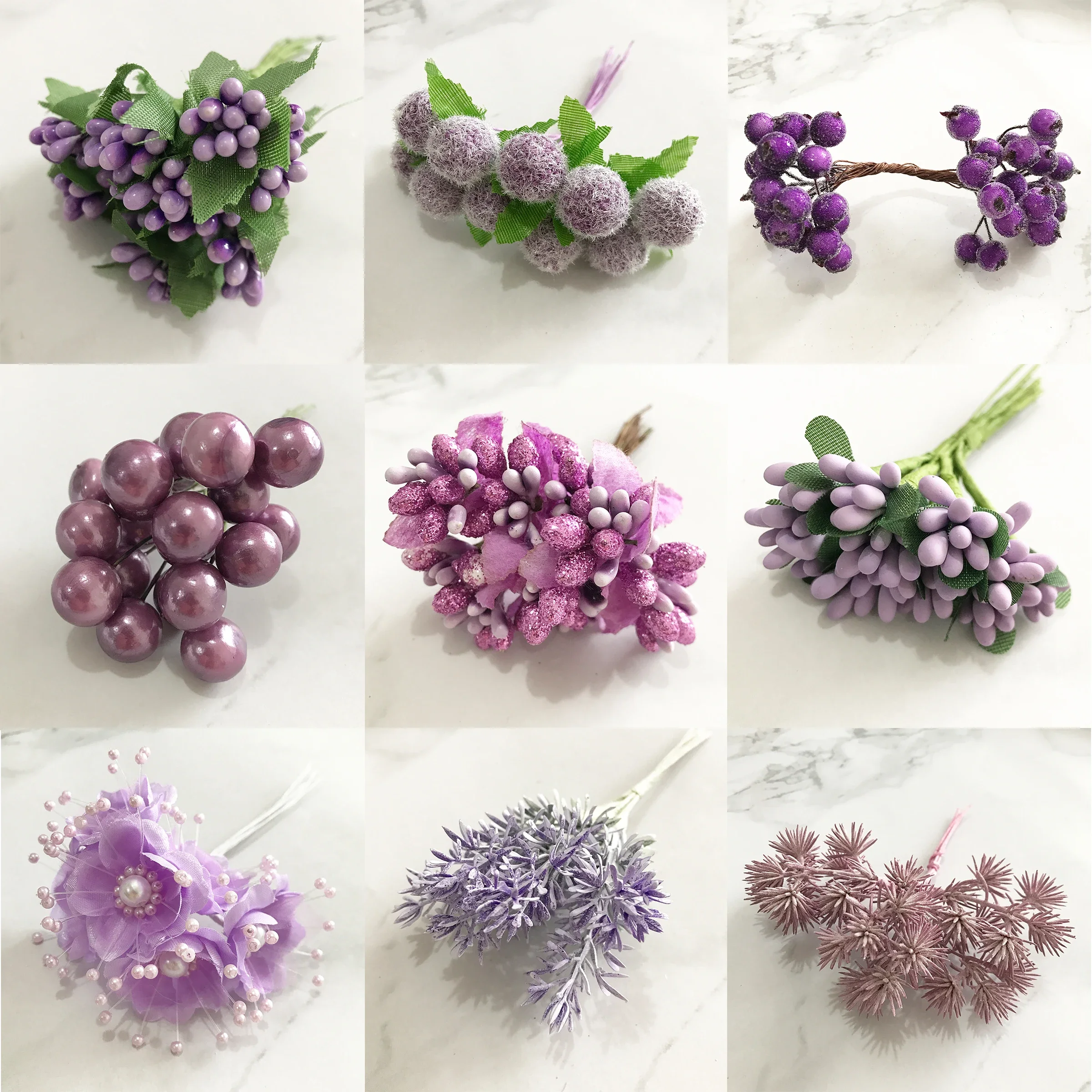 6/8/10/12/50/70/90pcs Mix Purp - Christmas Wreath Fake recensione e prezzo