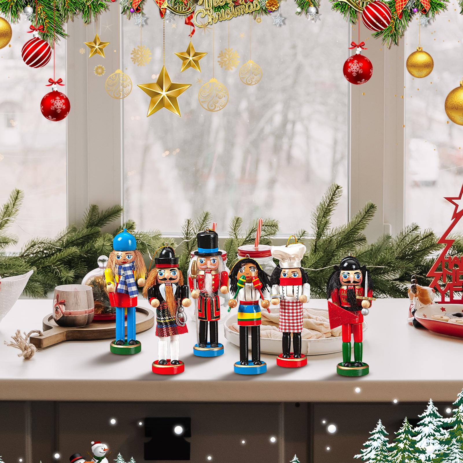 Nutcracker Christmas Decor 6 P - Nutcracker Figurine recensione e prezzo