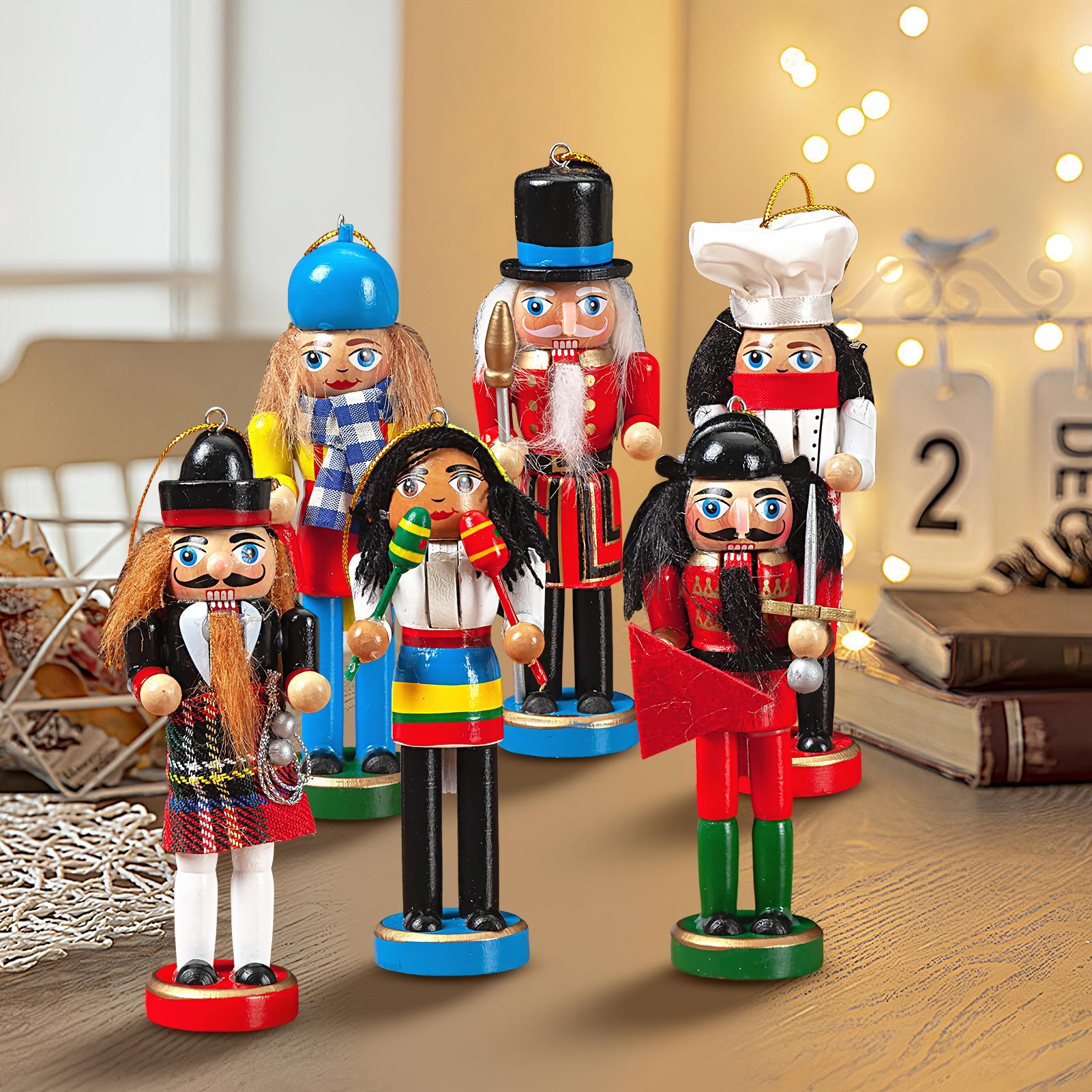 Nutcracker Christmas Decor 6 P - Nutcracker Figurine recensione e prezzo