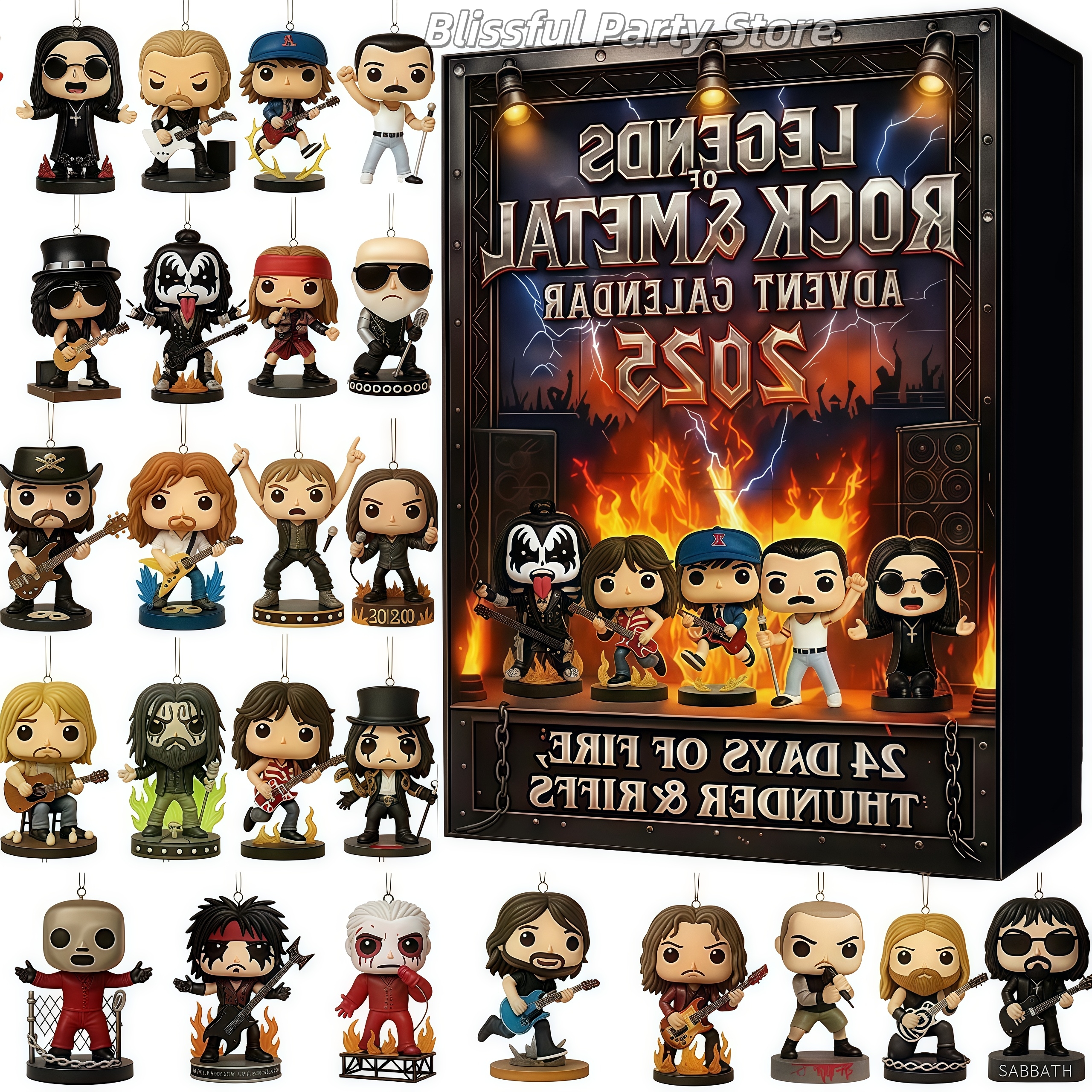 Rock and Metal Advent Calendar - Advent Calendar Gift recensione e prezzo