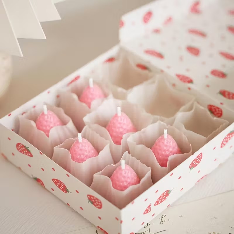 Strawberry Silicone Candle Mol - Holiday Candle Set recensione e prezzo
