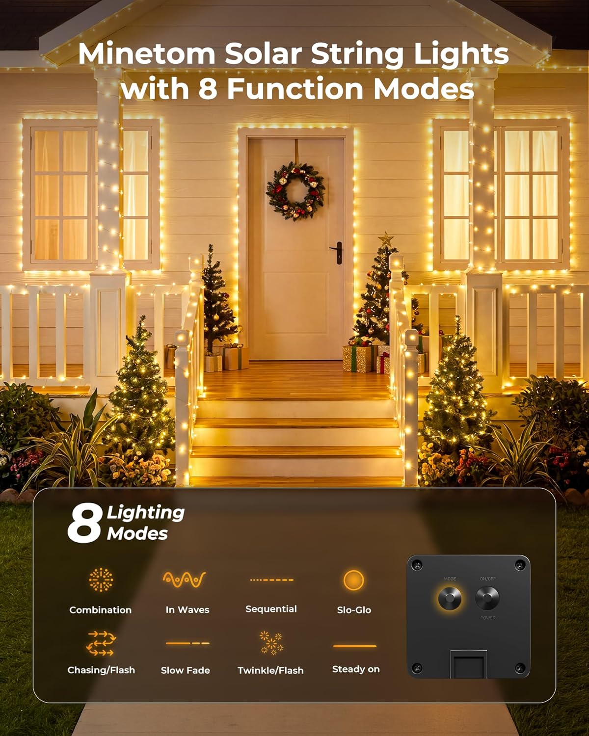 Solar Fairy Lights,33Ft 100 LE - Christmas Lights Outdoor recensione e prezzo