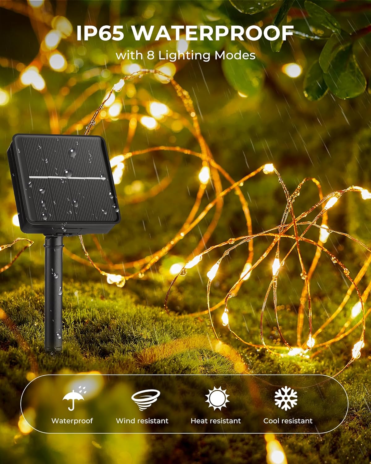 Solar Fairy Lights,33Ft 100 LE - Christmas Lights Outdoor recensione e prezzo