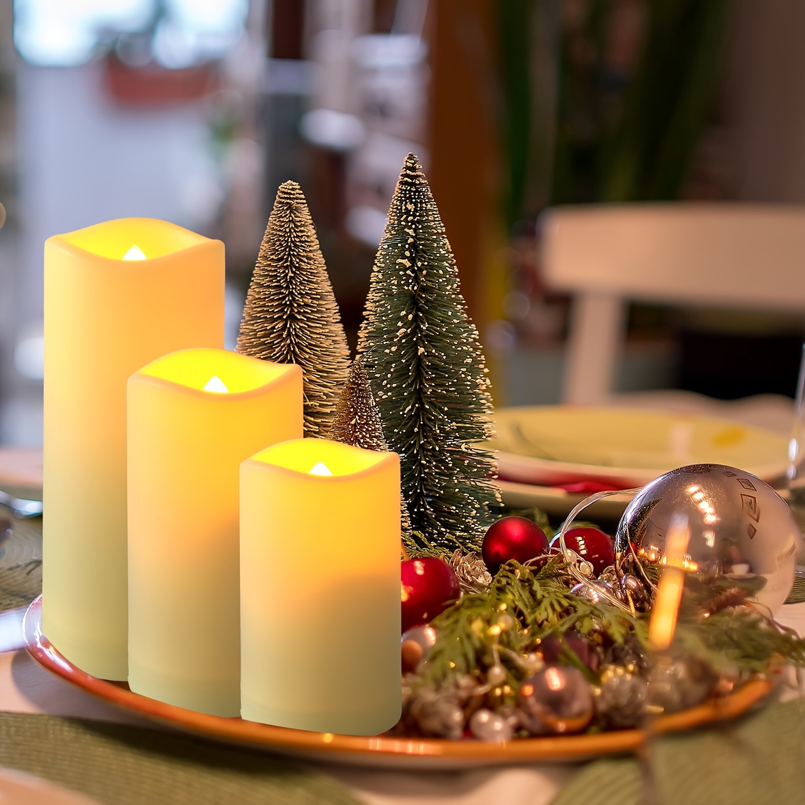 72-Piece Flameless Flickering  - Holiday Candle Set recensione e prezzo