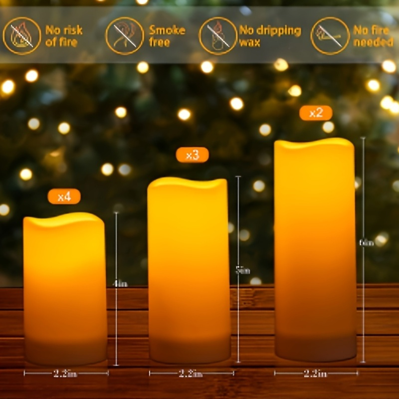 72-Piece Flameless Flickering  - Holiday Candle Set recensione e prezzo