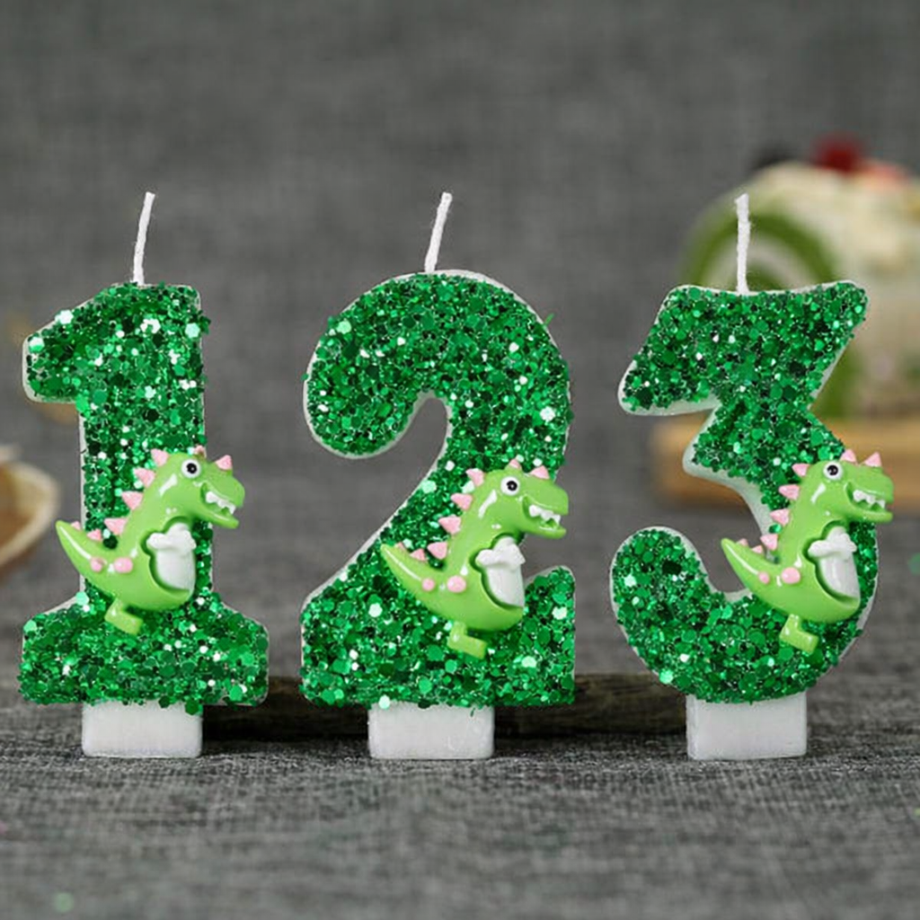 Cartoon Dinosaur Digital Birth - Holiday Candle Set recensione e prezzo