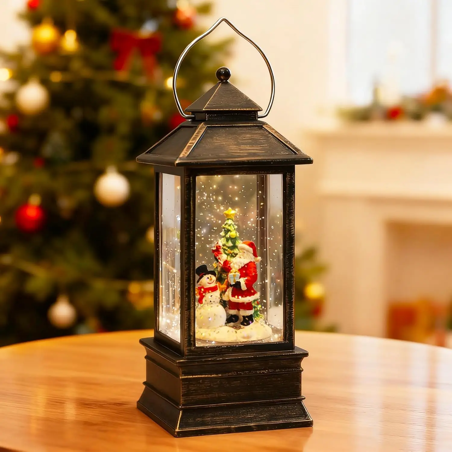 Christmas Snow Globe Lantern w - Snow Globe Musical recensione e prezzo