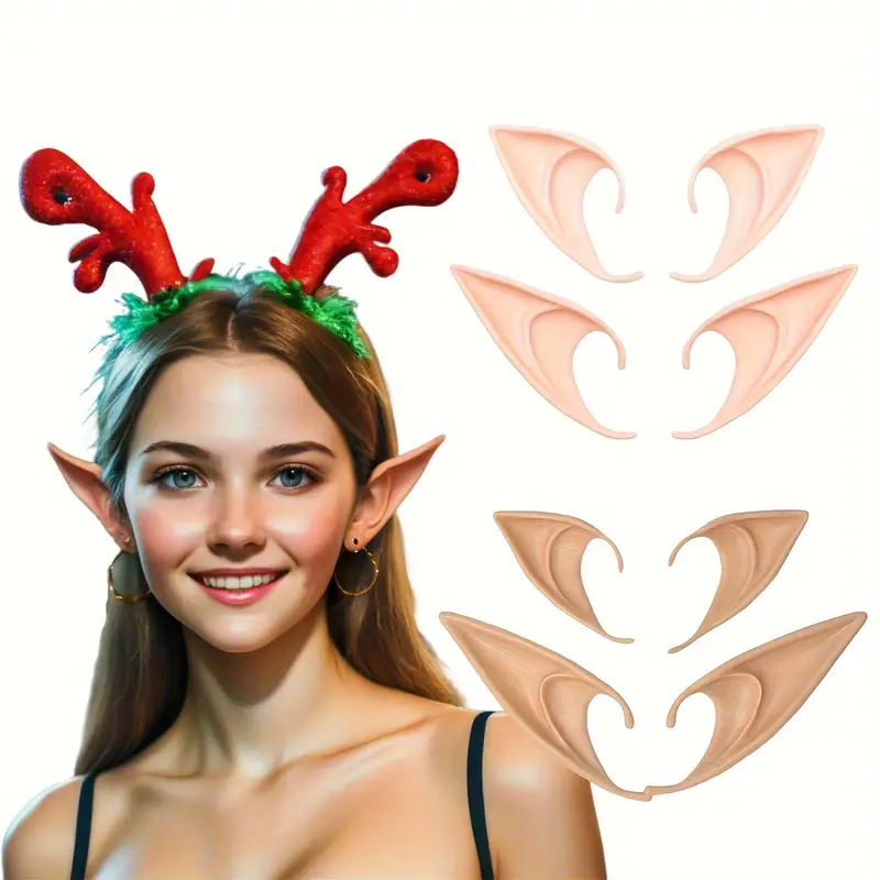 Exquisite Latex Elf Ears for M - Elf Costume Christmas recensione e prezzo