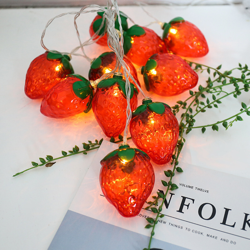 6.5FT 10LEDS Strawberry String - Led Fairy String Lights recensione e prezzo