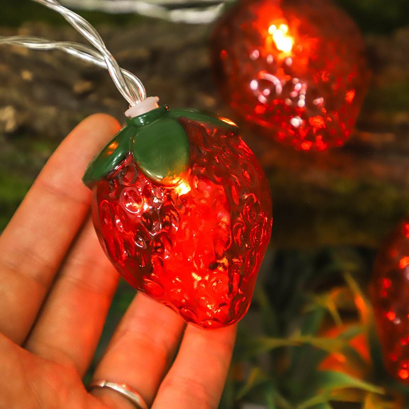 6.5FT 10LEDS Strawberry String - Led Fairy String Lights recensione e prezzo