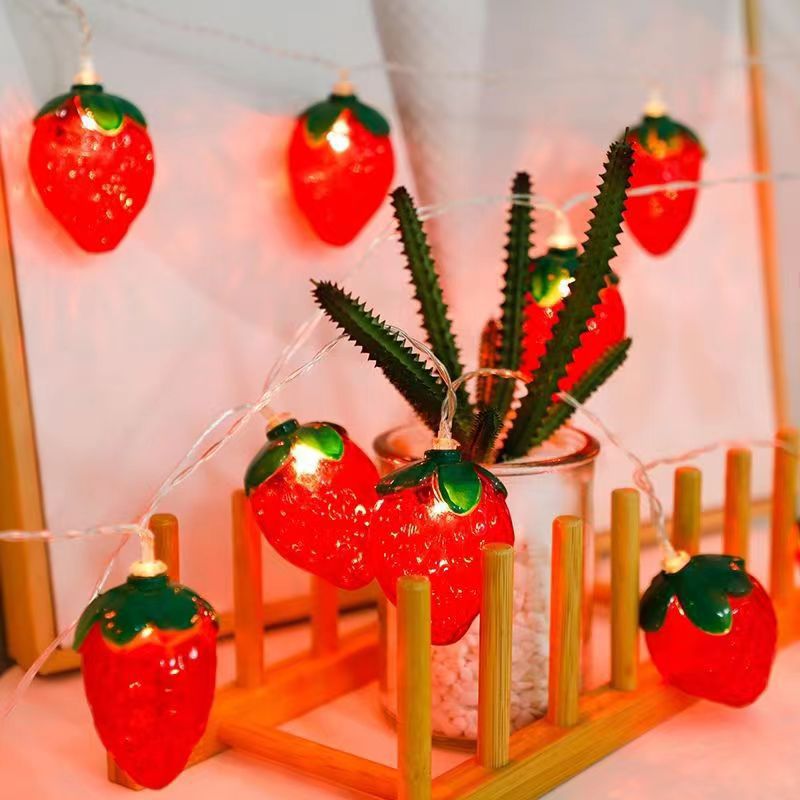 6.5FT 10LEDS Strawberry String - Led Fairy String Lights recensione e prezzo