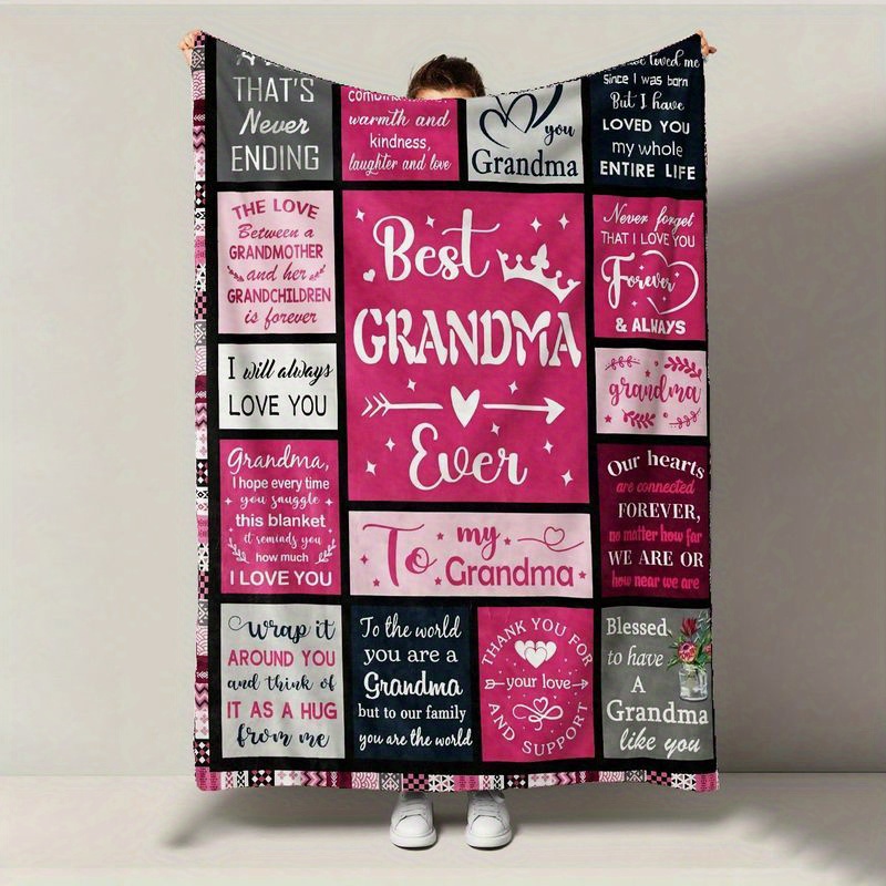 Top Pick Best Grandma Ever Fle - Christmas Throw Blanket recensione e prezzo