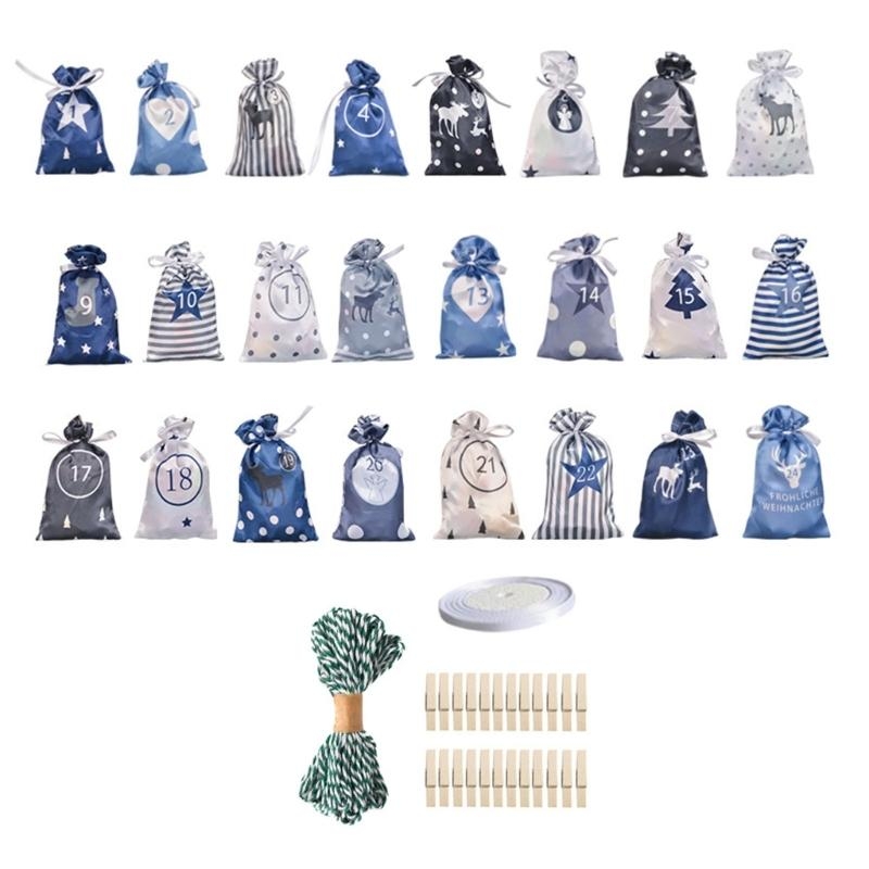 Christmas Advent Calendar Bags - Advent Calendar Gift recensione e prezzo