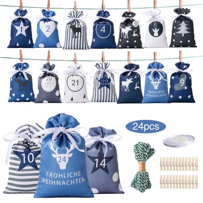 Christmas Advent Calendar Bags - Advent Calendar Gift recensione e prezzo