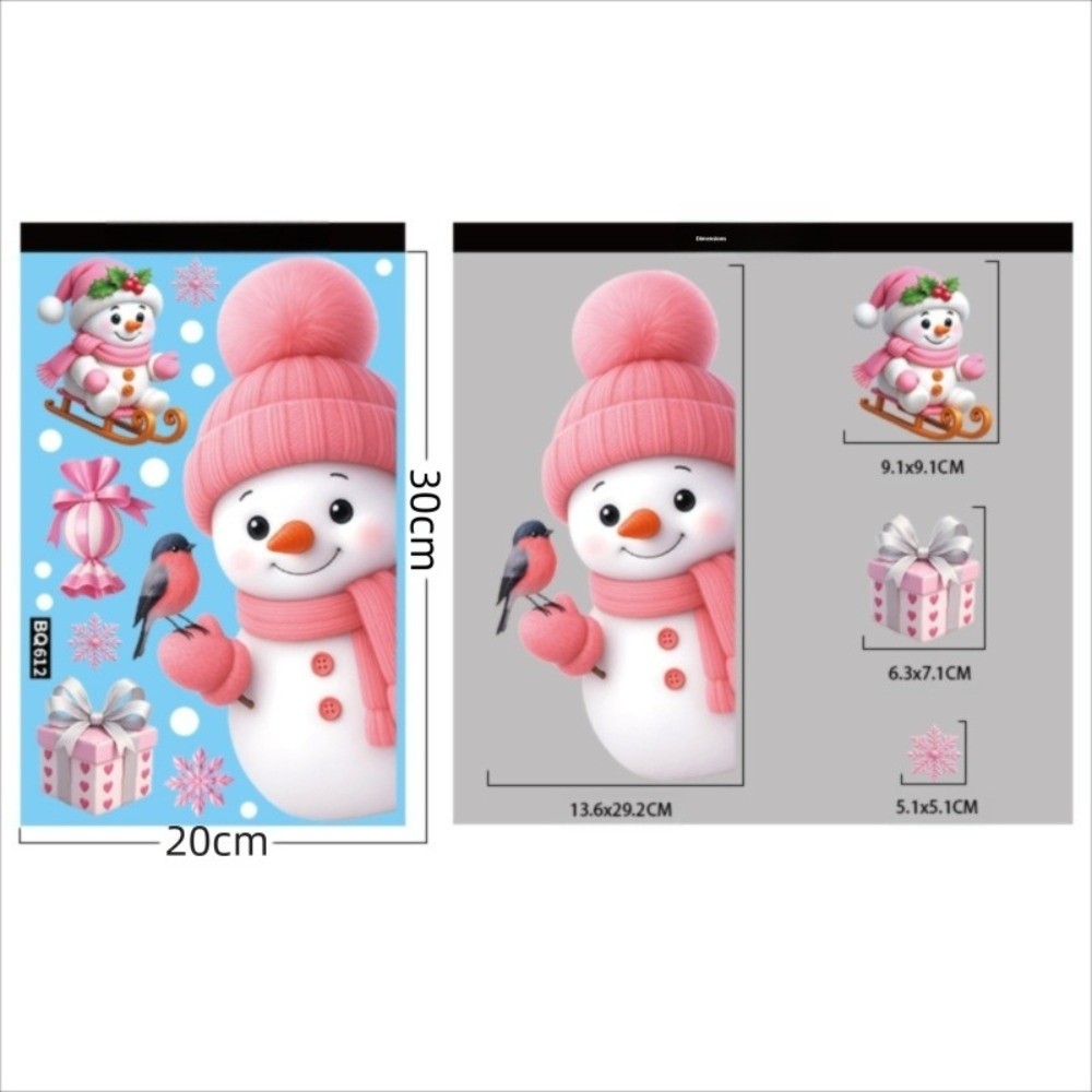 Removable PVC Window Stickers  - Snowflake Window Decal recensione e prezzo