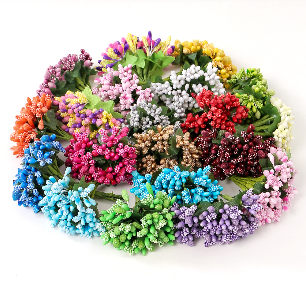 12Pcs/Lot Artificial Flower Be - Christmas Wreath Fake recensione e prezzo