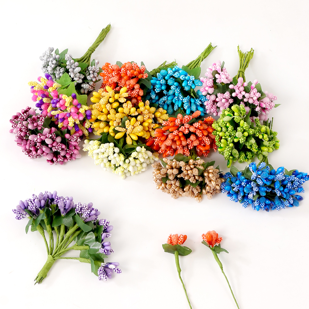12Pcs/Lot Artificial Flower Be - Christmas Wreath Fake recensione e prezzo
