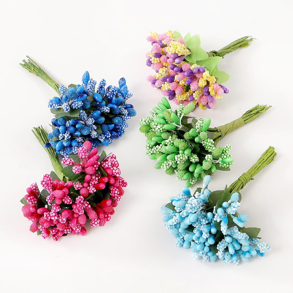 12Pcs/Lot Artificial Flower Be - Christmas Wreath Fake recensione e prezzo