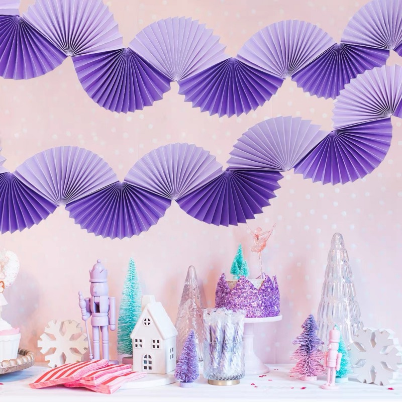 Purple Silver Party Paper 3D F - Tinsel Garland Decoration recensione e prezzo