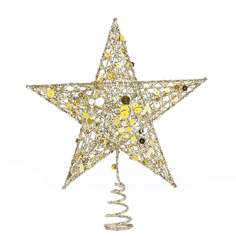 15/20/25/30cm Hollow Star Gold - Star Tree Topper recensione e prezzo