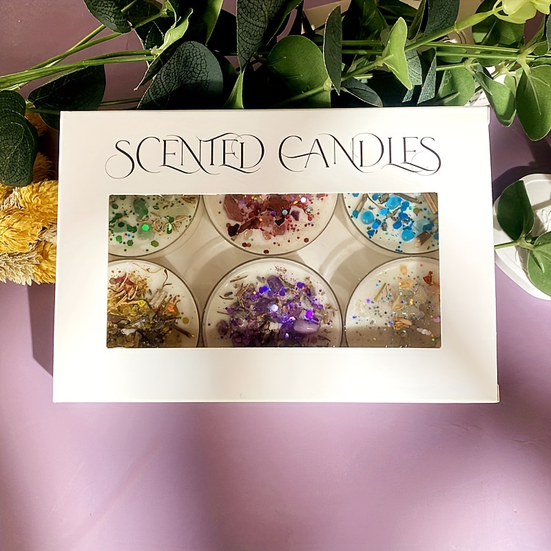 Set of 6 Scented Candles Fragr - Holiday Candle Set recensione e prezzo