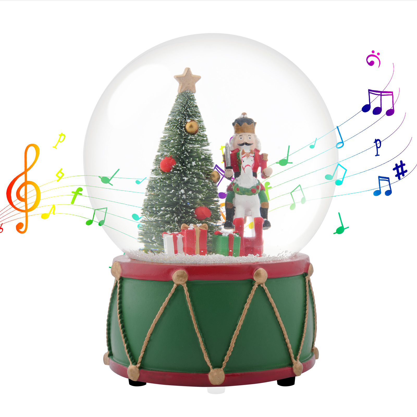 Christmas Music Snow Globe wit - Snow Globe Musical recensione e prezzo