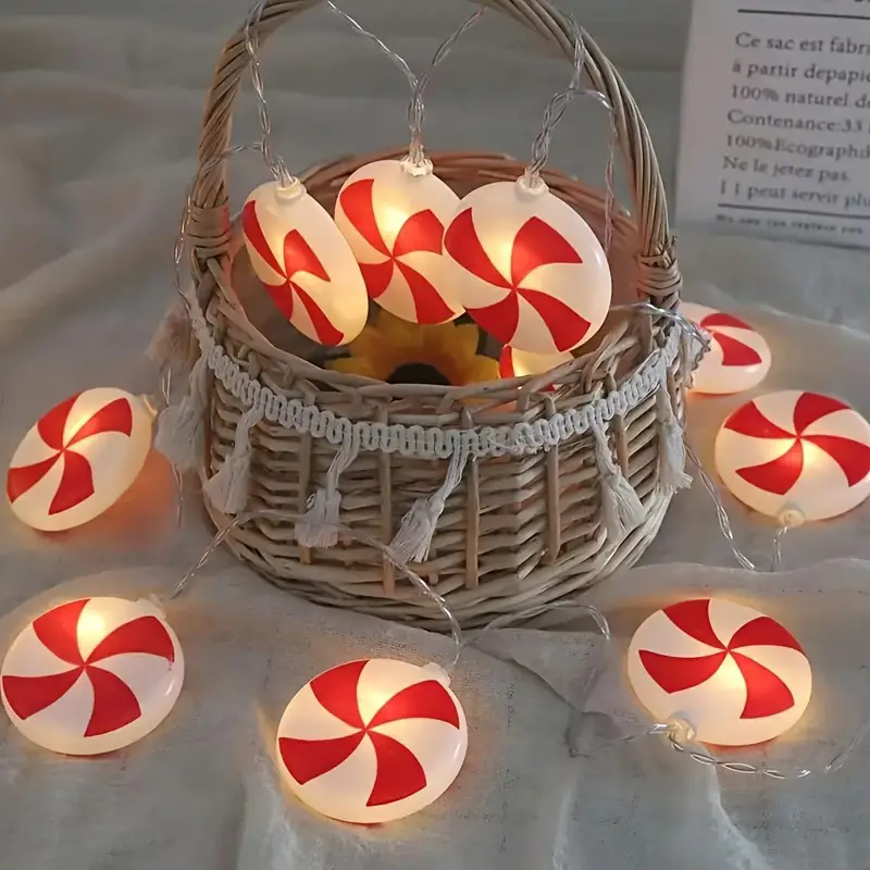 6m 40 LEDS Festive Candy Cane  - Led Fairy String Lights recensione e prezzo