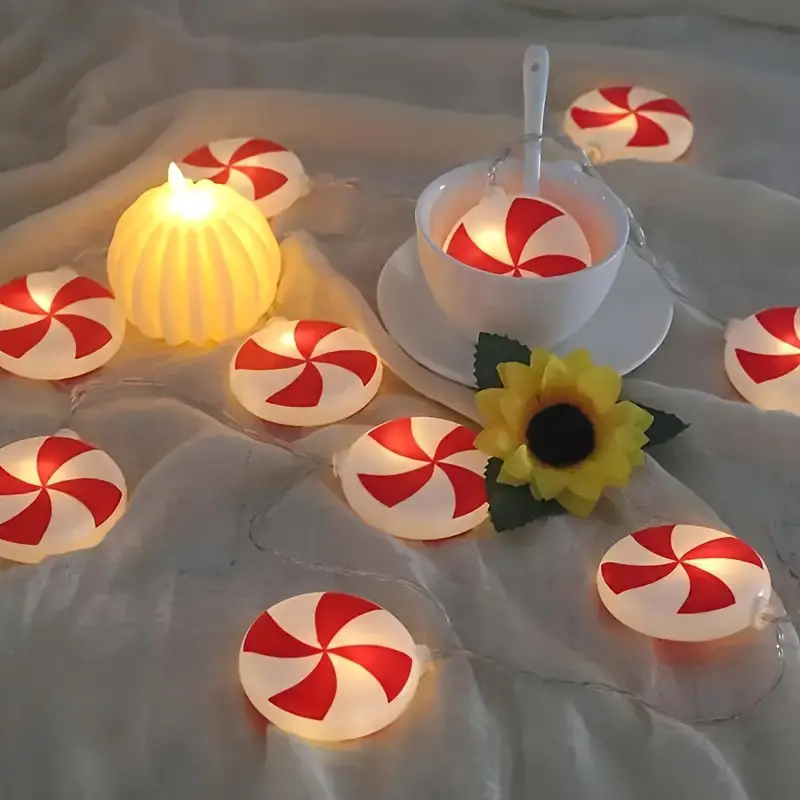 6m 40 LEDS Festive Candy Cane  - Led Fairy String Lights recensione e prezzo