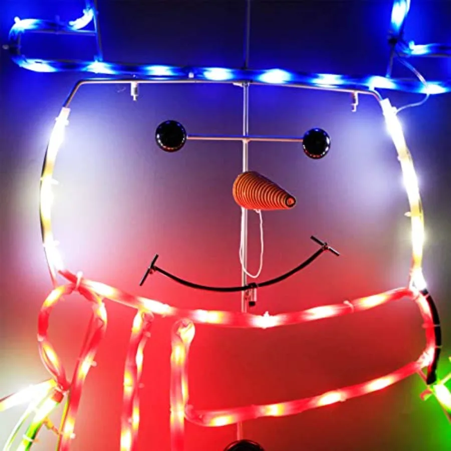 5FT 195 LED Snowman Light, Col - Christmas Lights Outdoor recensione e prezzo