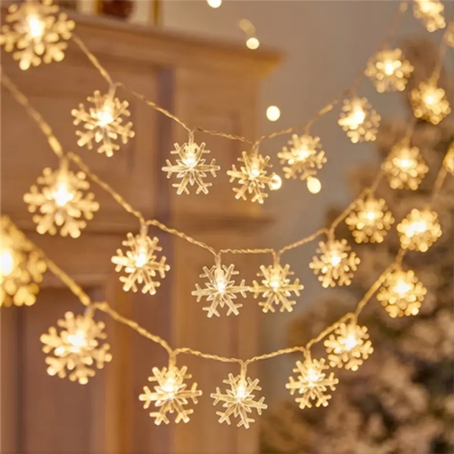 10/20/40 LED Snowflake String  - Led Fairy String Lights recensione e prezzo