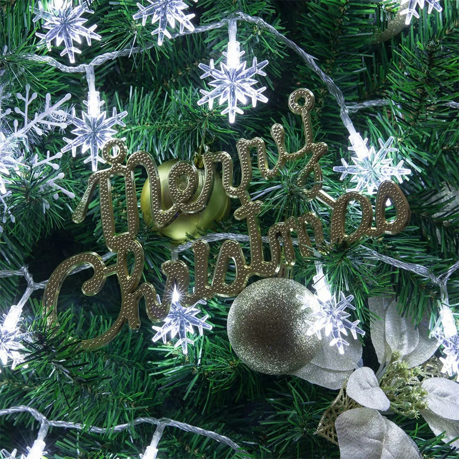 10/20/40 LED Snowflake String  - Led Fairy String Lights recensione e prezzo